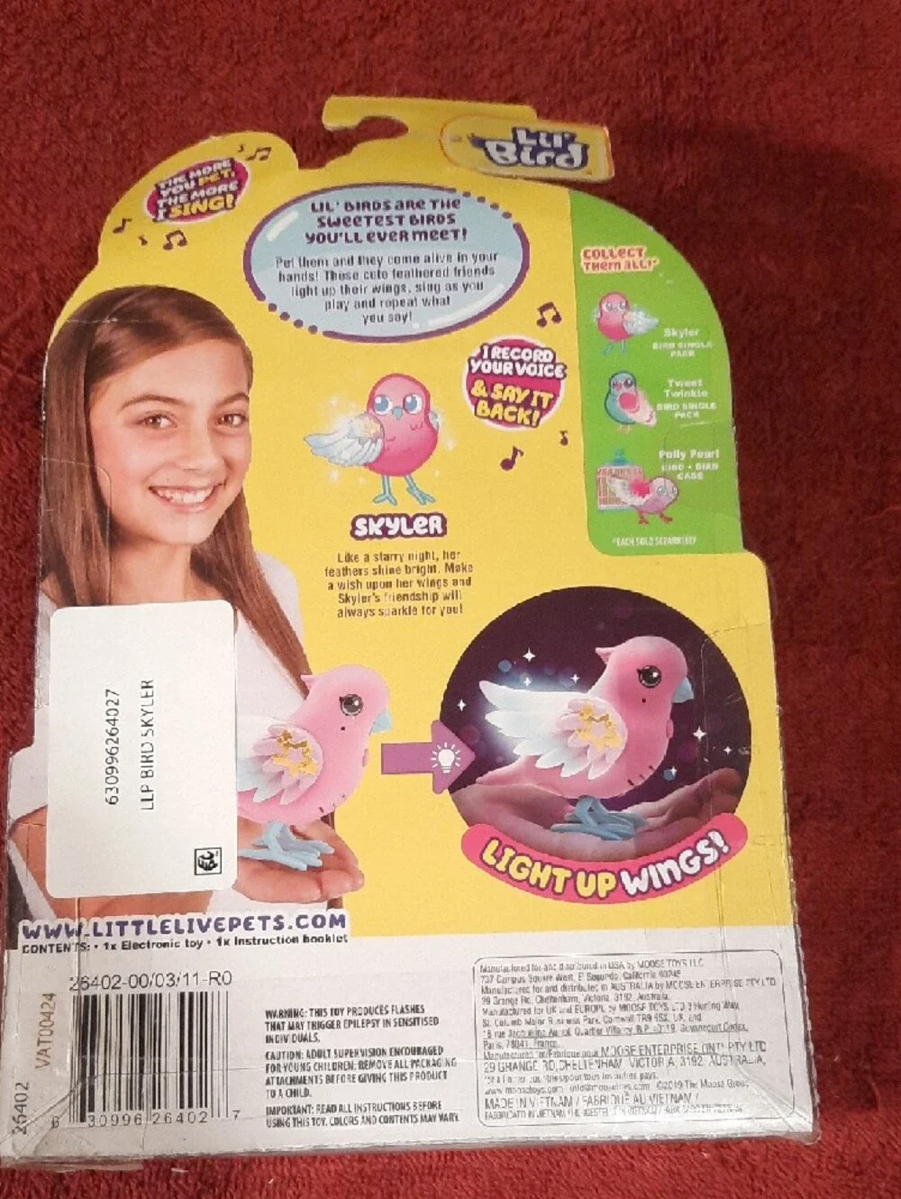 Little Live Pets Interactive Toy Lil Bird Single Pack